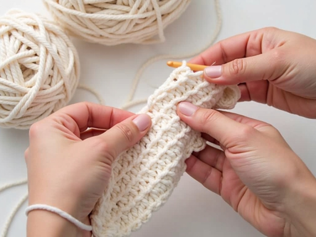 Your Weekend Project: A Cozy, Easy Crochet Baby Blanket Free Pattern detail image