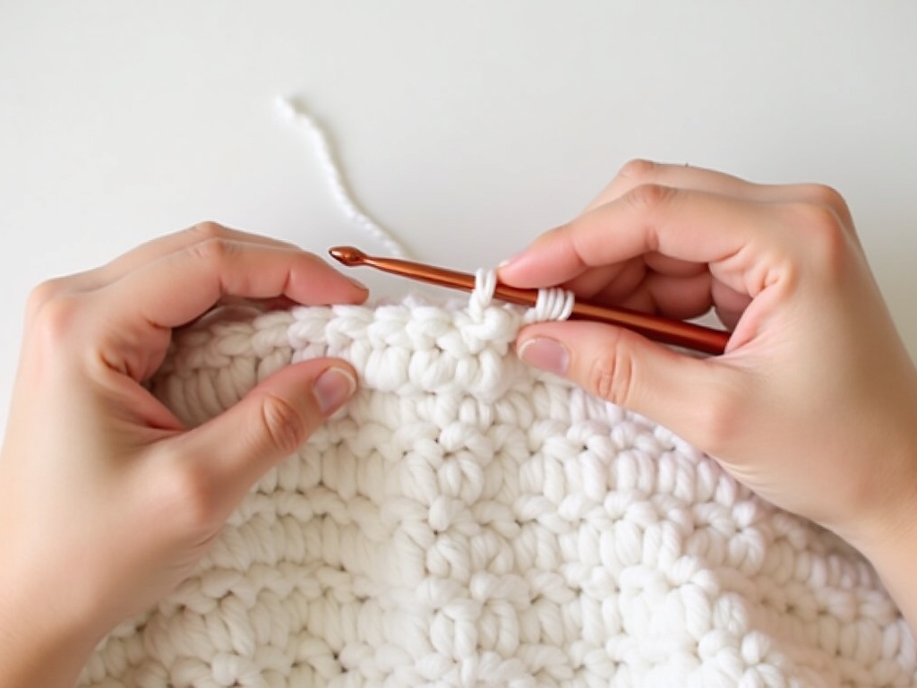 crochet baby blanket pattern - Your First Crochet Baby Blanket: A Cozy Weekend Project for Beginners detail image