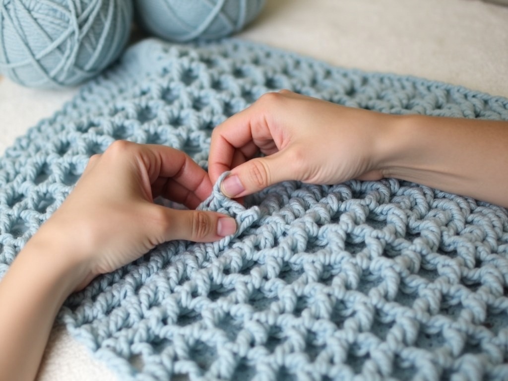 crochet prayer shawl free pattern easy - A Simple Crochet Prayer Shawl: Your Free & Easy Pattern for a Meaningful Weekend detail image