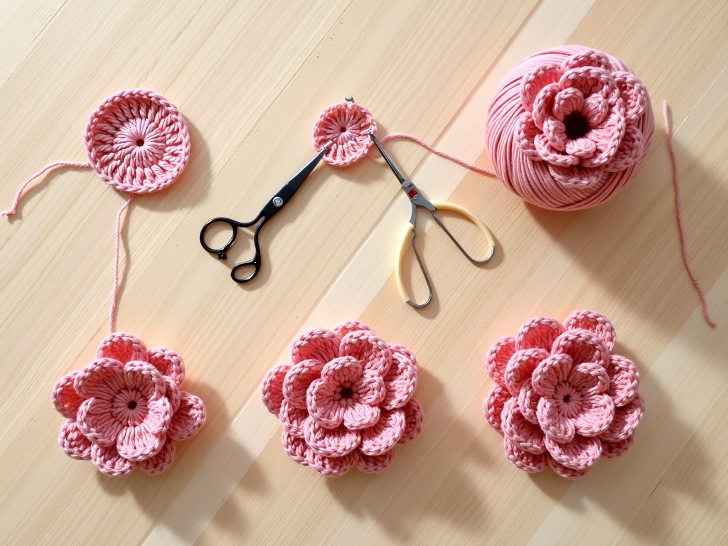 The Perfect Weekend Project: Crafting a Beautiful Crochet Rose detail image