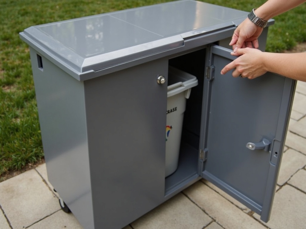 trash can storage outdoor - Tidy Up Your Weekend: A Practical Guide to Outdoor Trash Can Storage detail image
