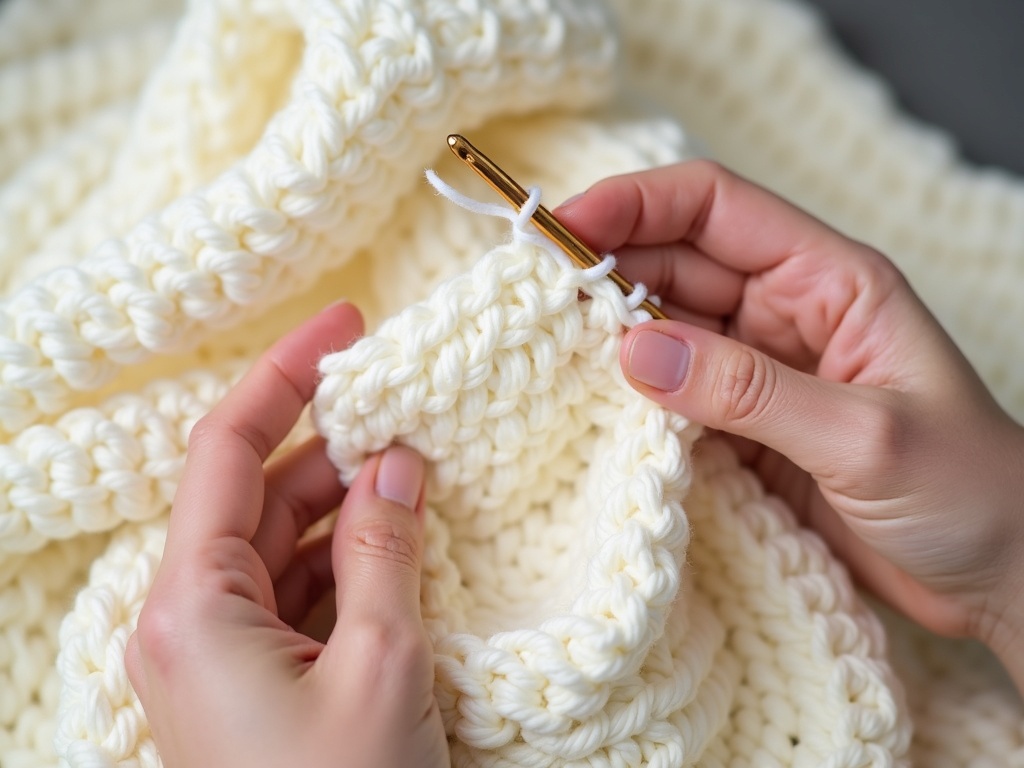 Your Weekend Project: A Cozy, Easy Crochet Baby Blanket detail image