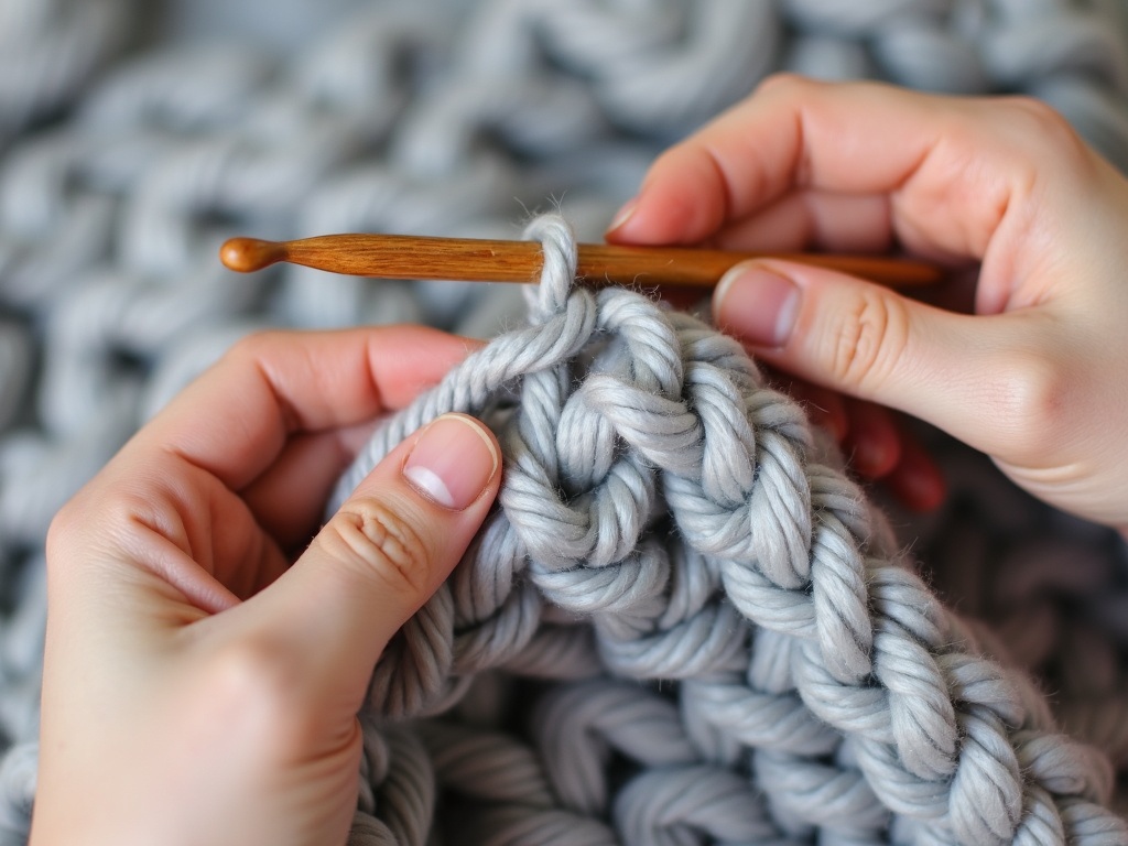 The Cozy Weekend Project: Your Guide to Chunky Crochet Blankets detail image