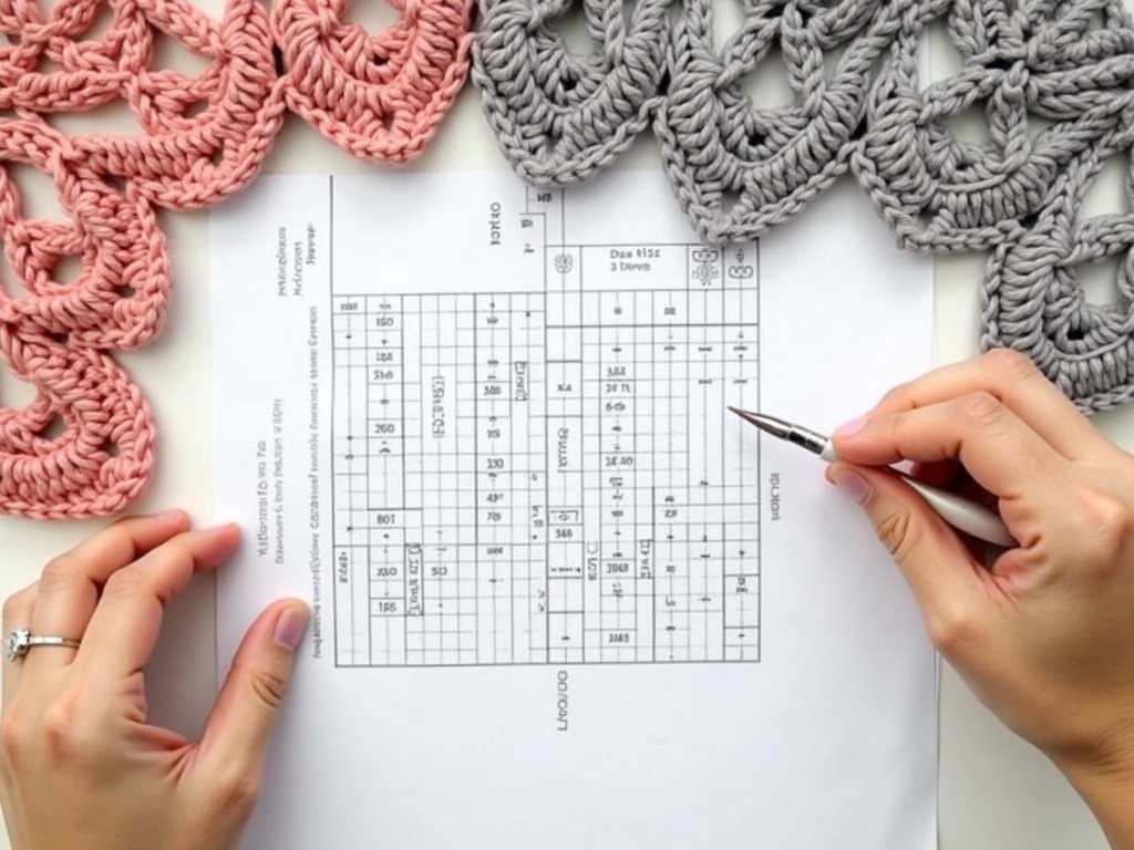 Unlock Your Next Weekend Project: How to Read a Crochet Shawl Diagram detail image