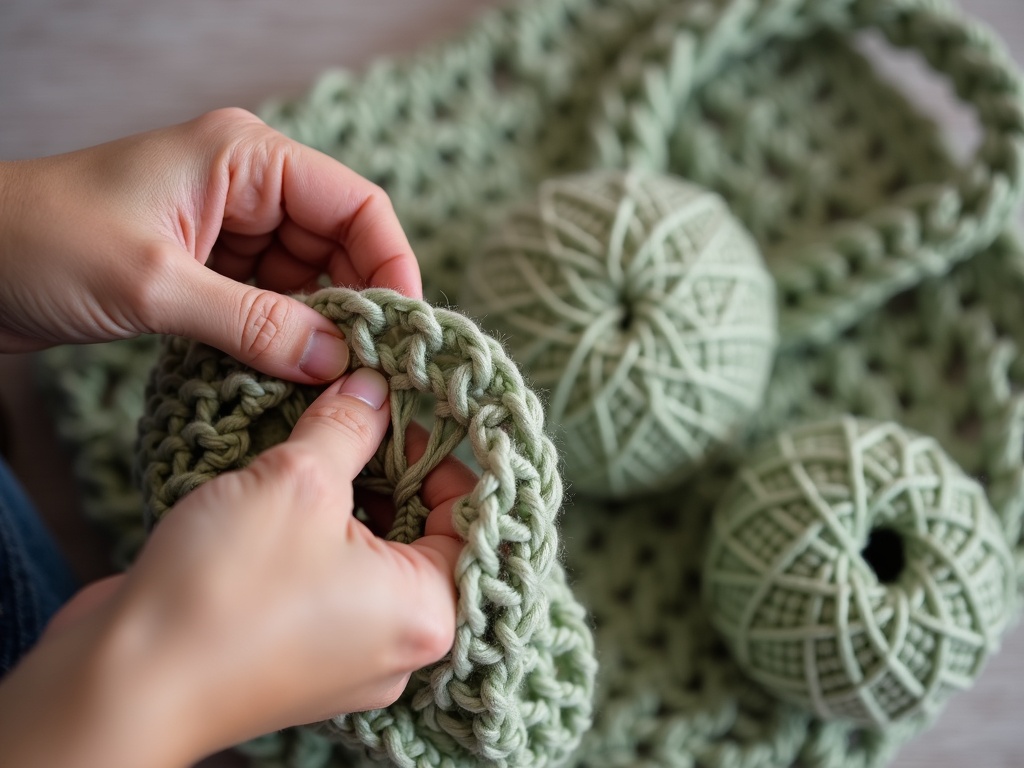 Your Weekend Project: Crafting the Perfect Crochet Market Bag detail image