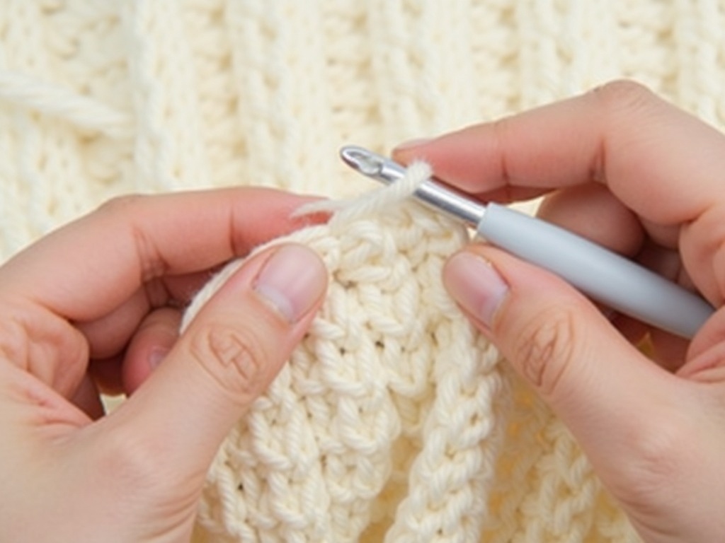 easy crochet baby blanket free pattern - Your Weekend Project: A Cozy, Easy Crochet Baby Blanket detail image
