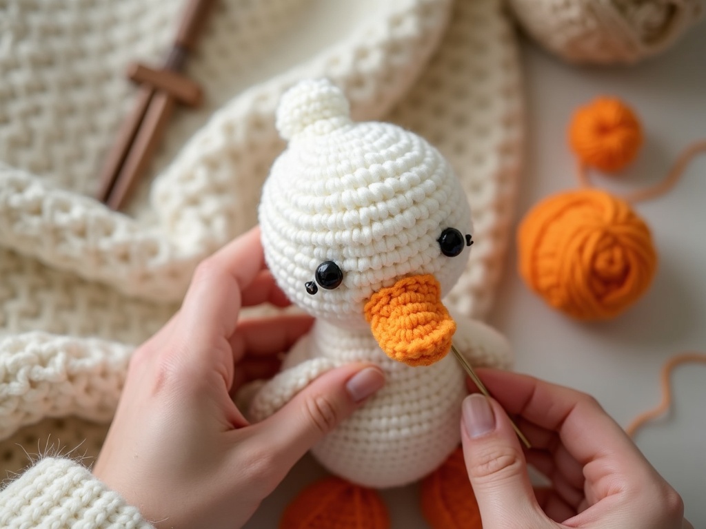 crochet goose pattern free - Craft a Cozy Weekend: Your Free Crochet Goose Pattern detail image