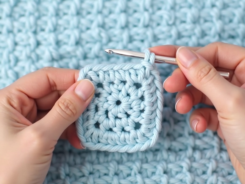 crochet baby blanket free pattern - Your First Cozy Project: A Beginner's Guide to Crochet Baby Blankets detail image
