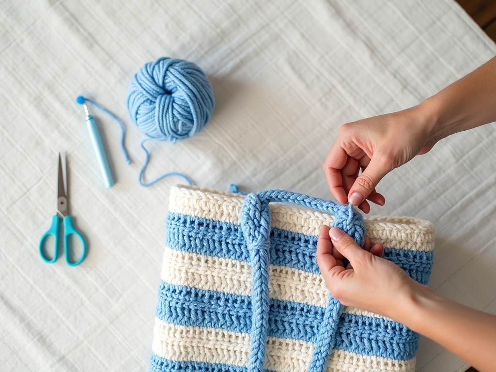 Your Perfect Weekend Project: Craft a Crochet Beach Bag detail image