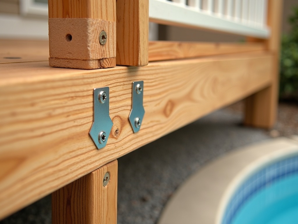 above ground pool with deck off house - Seamless Summer Living: Integrating an Above Ground Pool with a Deck Off Your House detail image