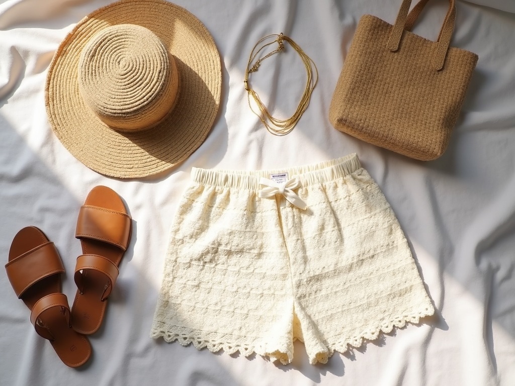 Your Weekend Guide to the Perfect Crochet Shorts Outfit detail image