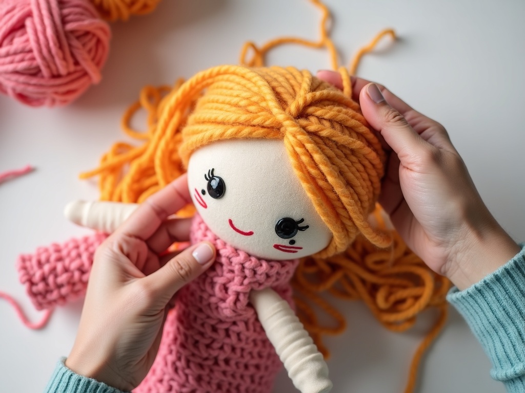 A Cozy Weekend Project: Crafting Your Own DIY Yarn Doll detail image