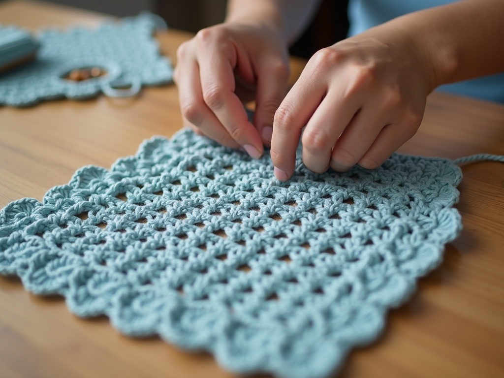 Crafting Your Perfect Weekend Project: The Filet Crochet Top detail image