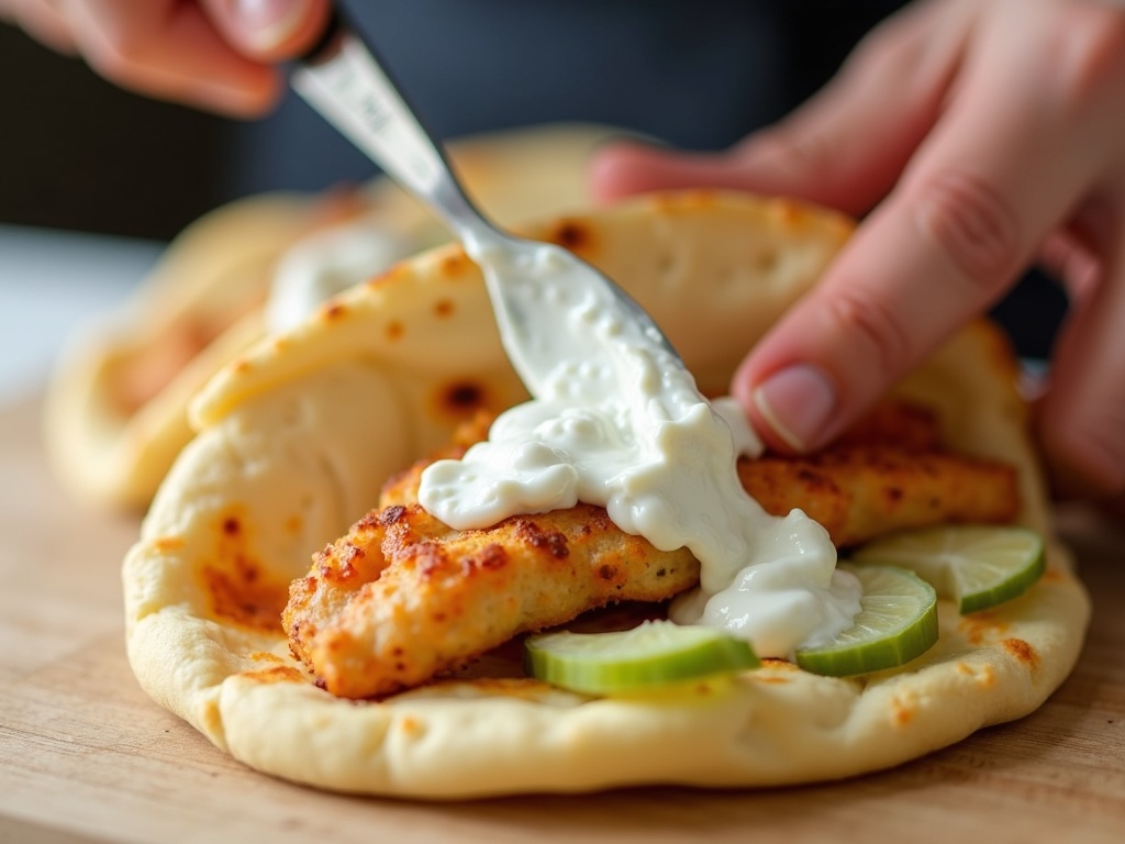 Your Weekend Mediterranean Escape: The Ultimate Greek Chicken Pita detail image