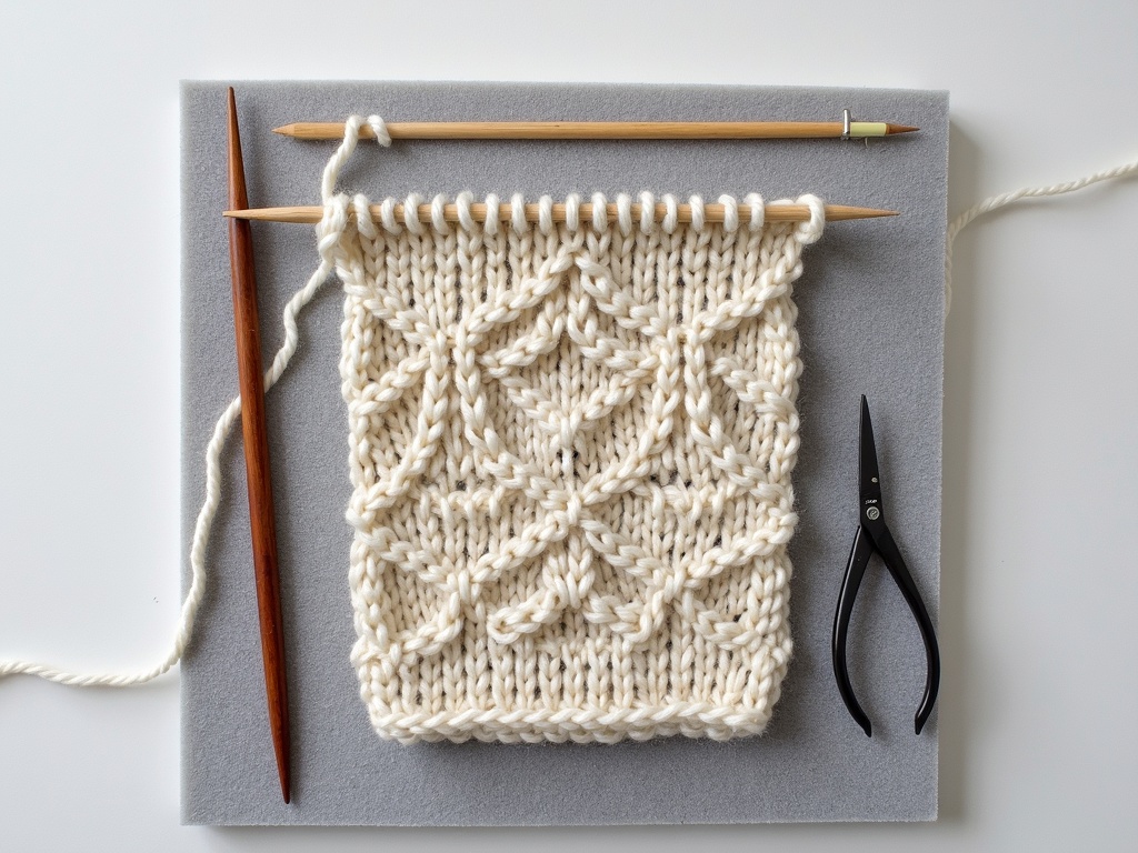 lace knitting stitches - The Art of Lace Knitting: A Guide to Beautiful Stitches for Your Weekend detail image