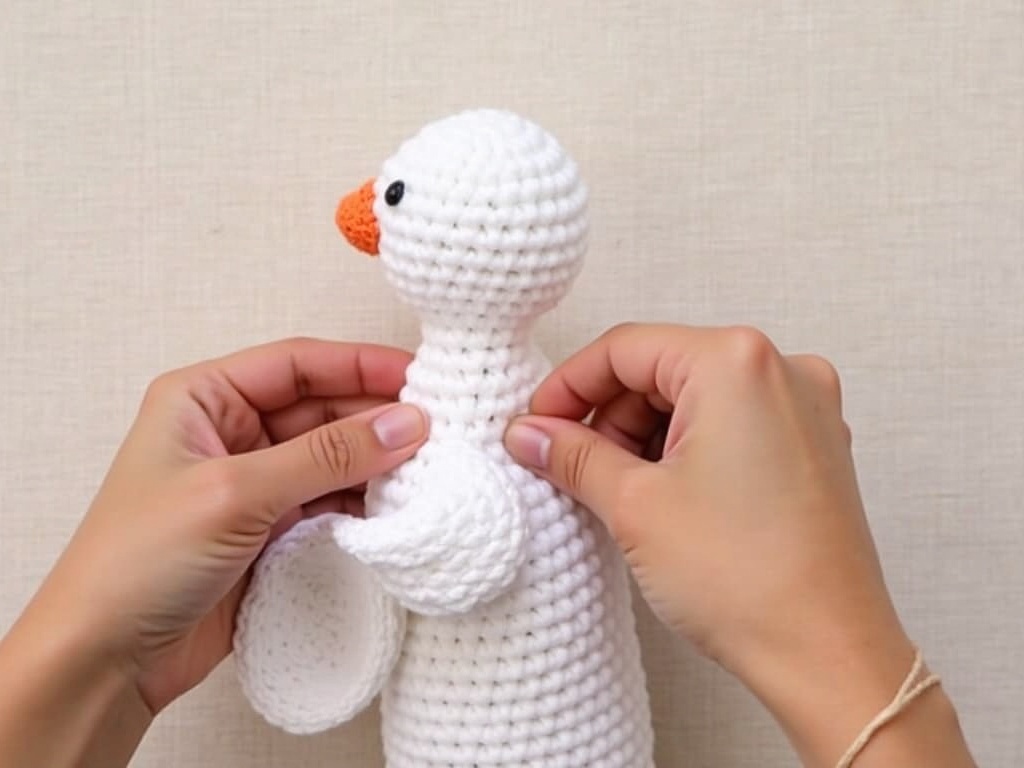crochet goose pattern free - Craft a Cozy Weekend: Your Free Crochet Goose Pattern detail image