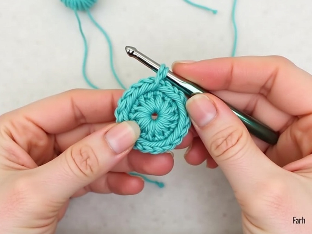 Craft Your Weekend: How to Make a Crochet Bag Charm detail image