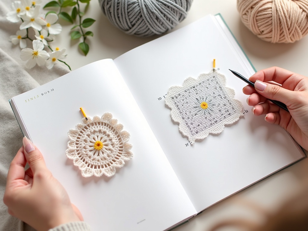 filet crochet patterns - Floral Filet Crochet: A Weekend Guide to Lacy Patterns detail image