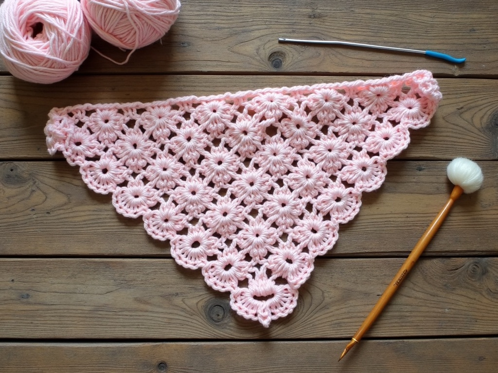 How to Style a Granny Crochet Bandana for Weekend Outings detail image