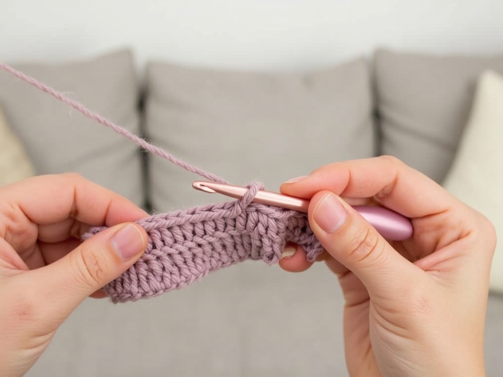 Weekend DIY: A Free Crochet Headband Pattern for Cozy Mornings detail image