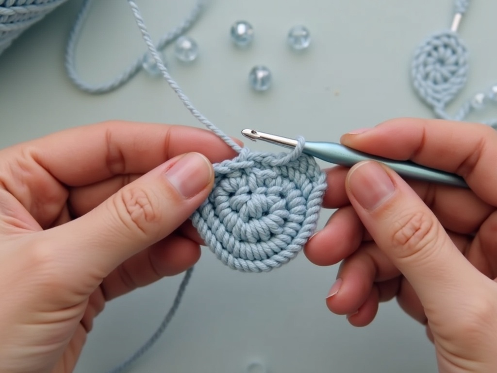 Craft Your Weekend: A Guide to Making a Crochet Necklace detail image
