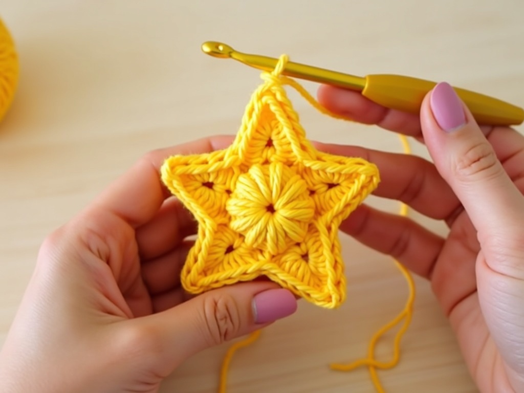 crochet star pattern - How to Crochet a Star Amigurumi for Weekend Decor detail image