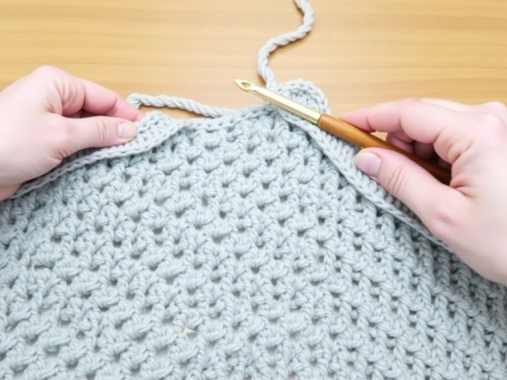 Easy Free Crochet Poncho Pattern for a Cozy Weekend detail image
