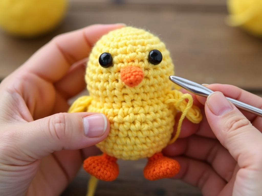 Your Weekend Project: A Beginner's Crochet Chick Pattern detail image