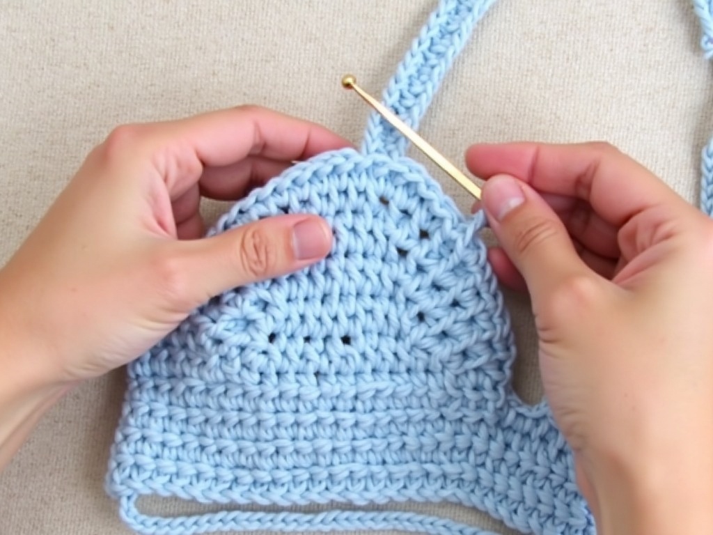 Your Weekend Project: A Simple Crochet Halter Top Pattern detail image