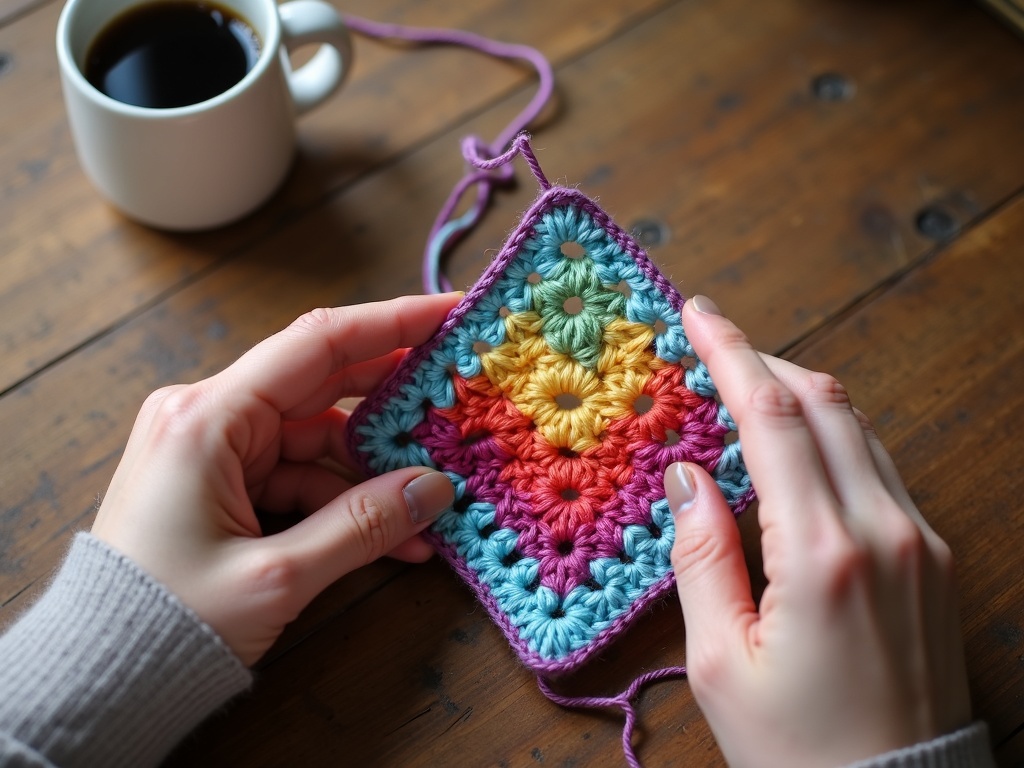 How to Crochet a Granny Crochet Bandana for Weekend Style detail image