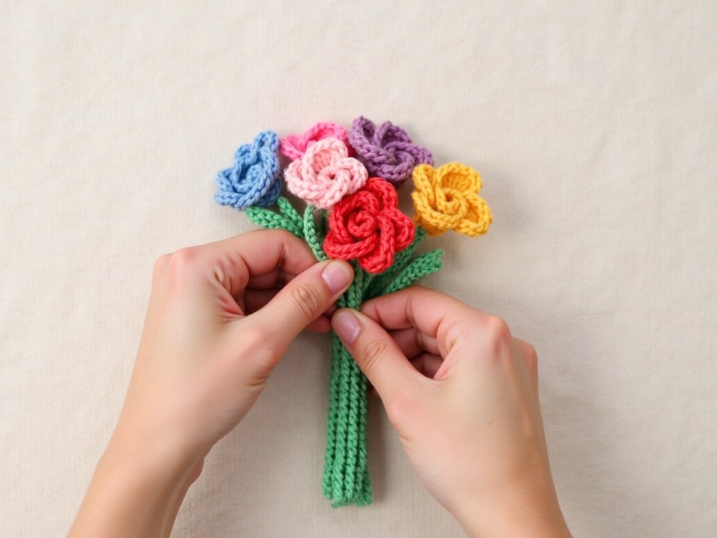 Crafting a Crochet Flower Bouquet: A Perfect Weekend Project detail image