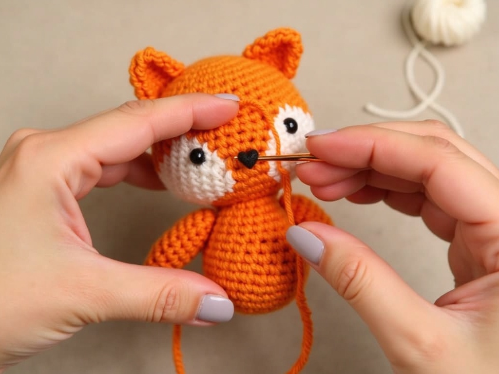 Cozy Weekend Project: Free Crochet Amigurumi Pattern for a Cuddly Fox detail image
