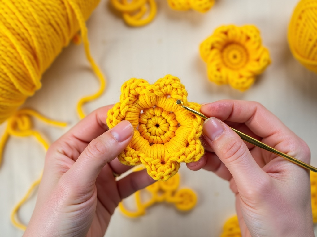 The Cozy Craft: Creating a Crochet Flower Bouquet for Your Weekend detail image