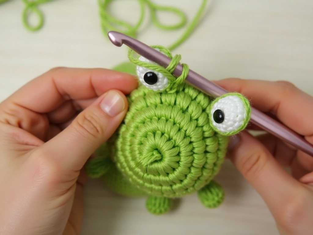 Stitch a Weekend Project: Adorable Crochet Frog Patterns for Cozy Mornings detail image