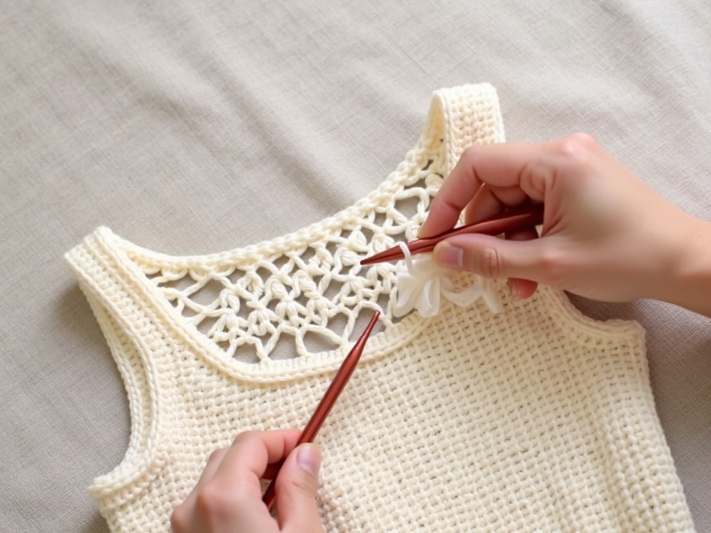Your Perfect Summer Project: A Beginner-Friendly Crochet Tank Top Pattern detail image