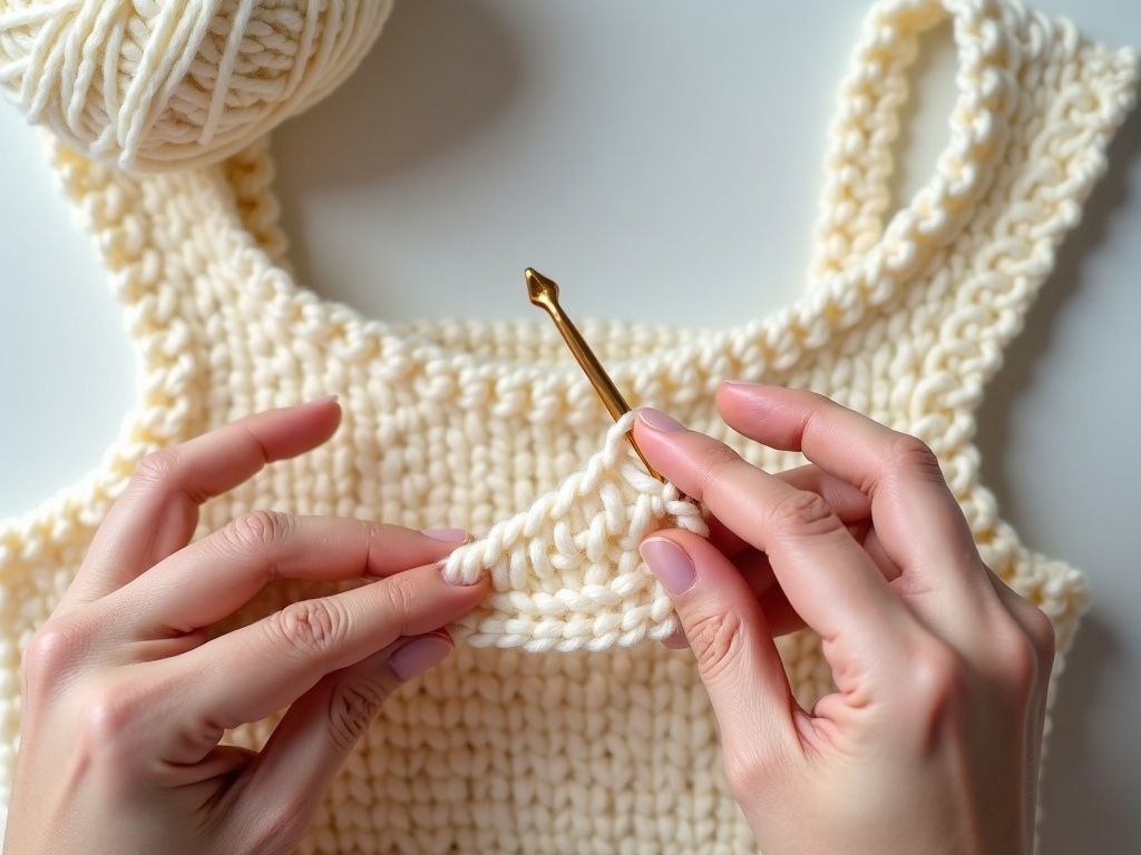 crochet tank top free pattern - Your Perfect Weekend Project: A Free Crochet Tank Top Pattern detail image