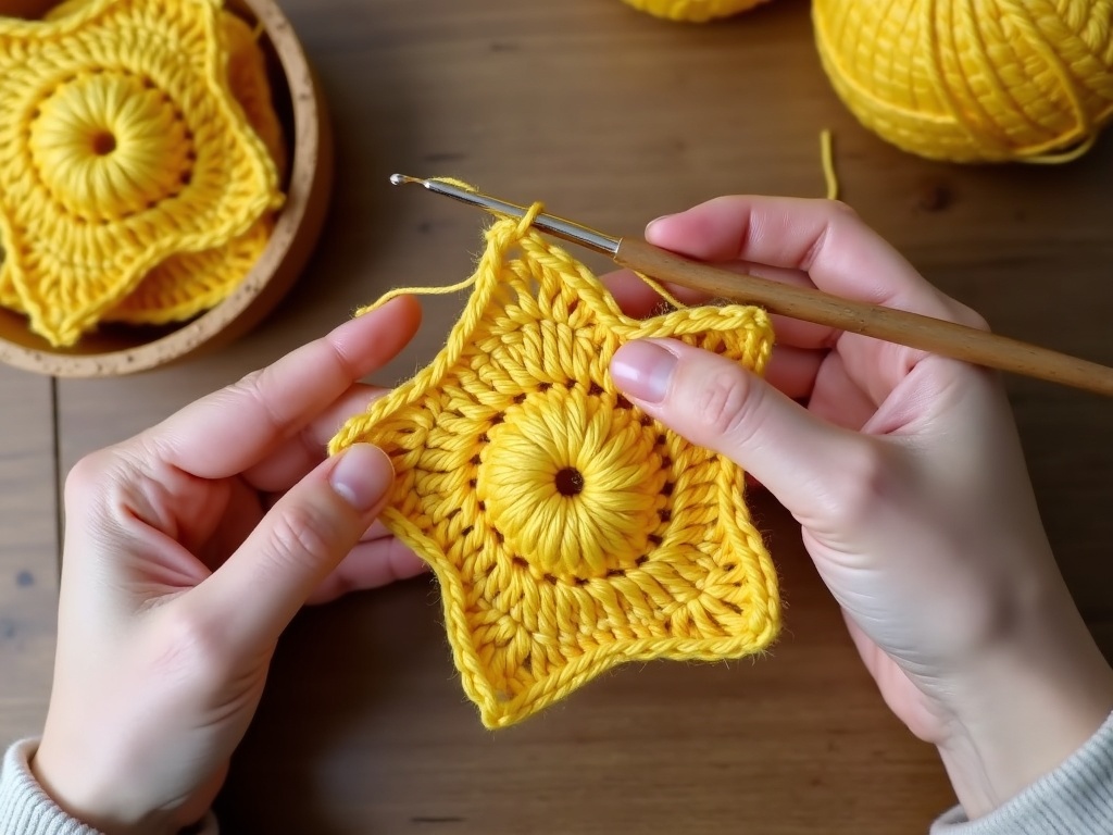 A Weekend Stitch: Your Guide to the Perfect Crochet Star Pattern detail image