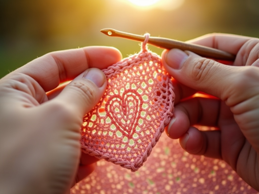 Weekend Wind-Down: Mastering Filet Crochet Stitches detail image
