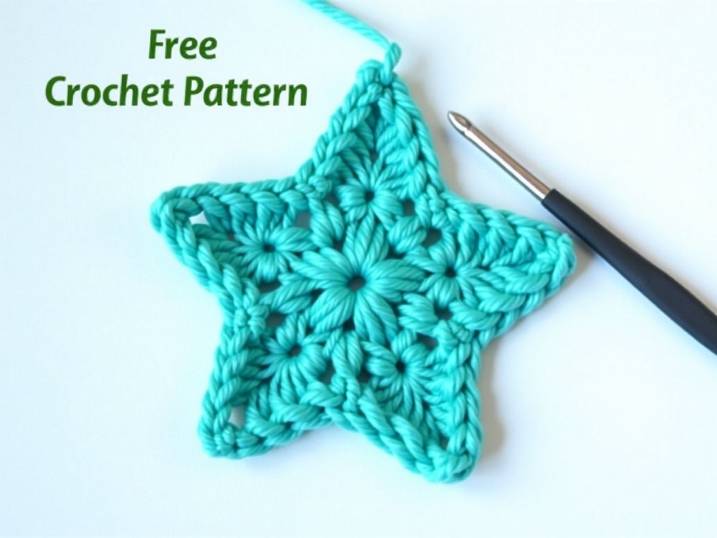 5 Easy Steps to a Free Crochet Star Pattern for Weekend Decor detail image