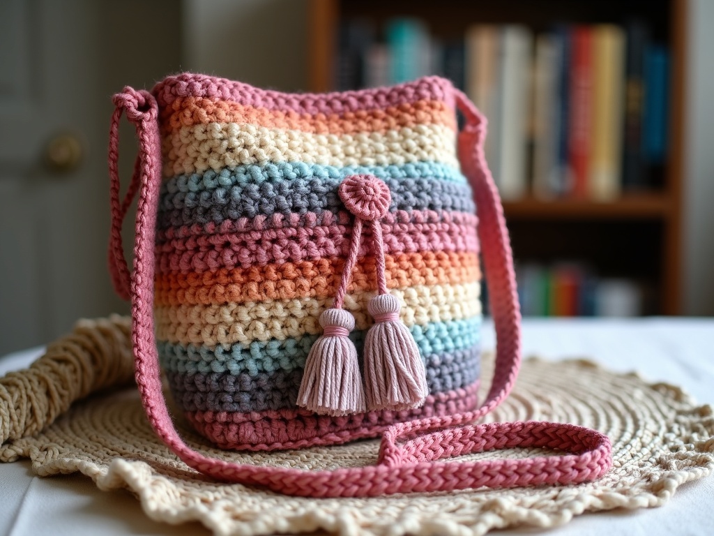 crochet bags - Weekend DIY: 5 Free Crochet Bag Patterns to Try This Saturday detail image