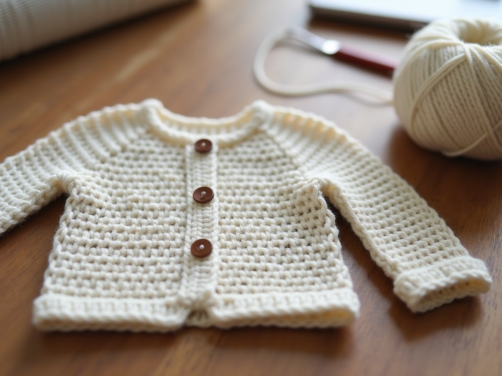 Cozy Weekend Project: Free Crochet Cardigan Pattern for Beginners detail image