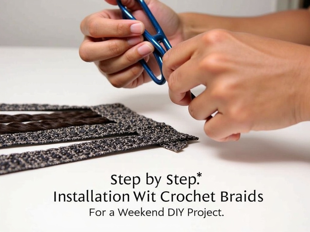 crochet braids - Weekend DIY: 5 Stunning Crochet Braid Ideas for a Fresh Look detail image