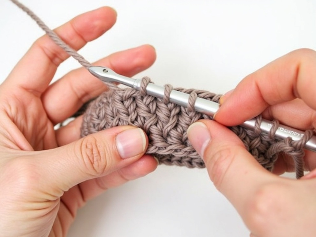 crochet hairband free pattern - Weekend DIY: Crochet a Cozy Hairband with This Free Pattern detail image