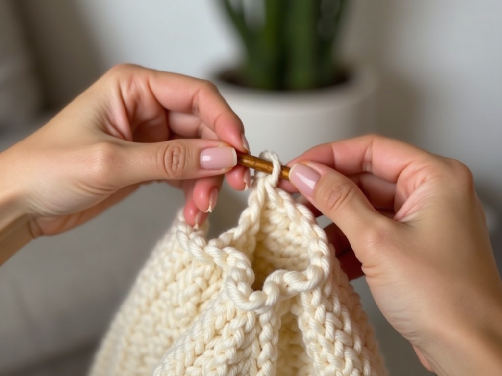 crochet bags - Weekend DIY: Crochet Market Bags for Sustainable Shopping detail image